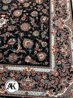 خرید فرش 700 شانه دلربا سرمه‌ای