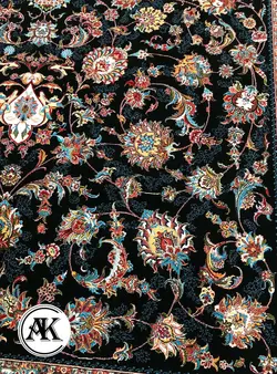 خرید فرش 700 شانه دلربا سرمه‌ای