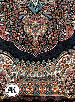 خرید فرش 700 شانه ساغر سرمه‌ای