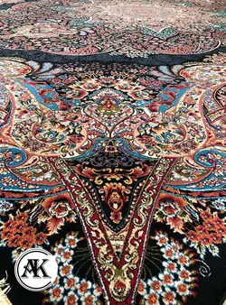 خرید فرش 700 شانه ساغر سرمه‌ای