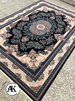 خرید فرش 700 شانه محیا سرمه‌ای