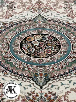 خرید فرش 700 شانه نیلوفر فیلی