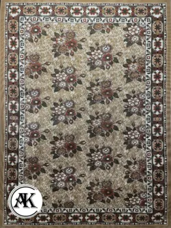 خرید گلیم طرح سوسن بادامی کد 010