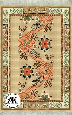 خرید گلیم طرح پروانه کد 014
