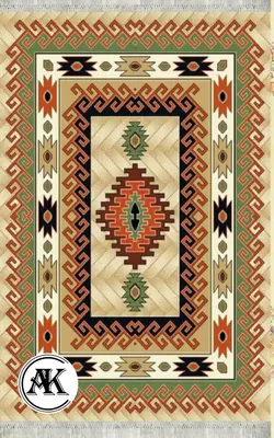 خرید گلیم طرح عشایری بادامی کد 041