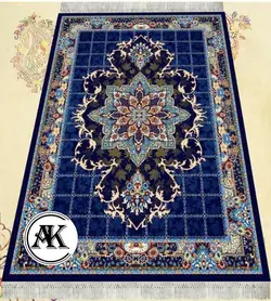 خرید گلیم طرح هیوا سرمه ای کد 091