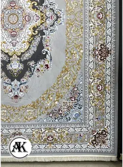 فرش 1200 شانه فرانسوی آتوسا نقره ای