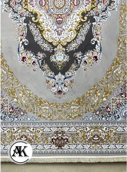 فرش 1200 شانه فرانسوی آتوسا نقره ای