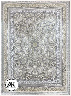 فرش 1200 شانه جازمین نقره ای