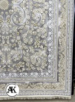 فرش 1200 شانه جازمین نقره ای