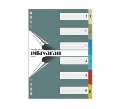 دیوایدر پلاستیکی 6 عددی شماره دار پیلاوران