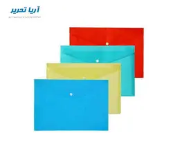 پوشه پلاستیکی دکمه دار A4