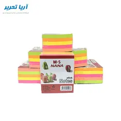 کاغذ یادداشت چسبی 75*75 سانتیمتر رنگی 400 برگ