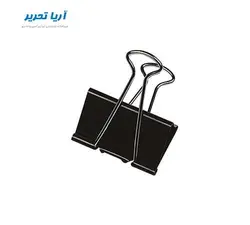 گيره دوبل كوچك سايز 15mm بسته ۱۲ عددی