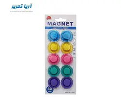 مگنت تخته وایت برد متوسط بسته 10 عددی