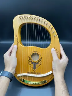 مشخصات، قیمت و خرید چنگ رومی کوکو 16 سیم رنگ نسکافه ای - کالیمبا ایران