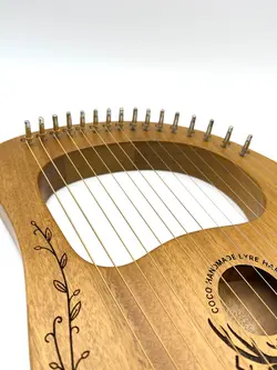 مشخصات، قیمت و خرید چنگ رومی کوکو 16 سیم رنگ نسکافه ای - کالیمبا ایران