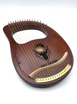 مشخصات، قیمت و خرید چنگ رومی کوکو 16 سیم رنگ فندوقی - کالیمبا ایران