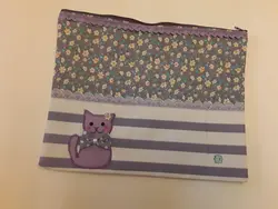 پوشه زیپ‌دار طرح گربه