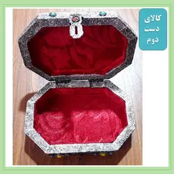 جعبه جواهرات فلزی (کالای دست دوم) کد 1502