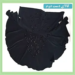 ست توربان و یقه حجاب نگین دوزی (کالای دست دوم) کد1024