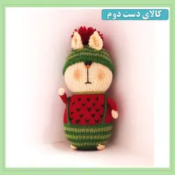 عروسک بافتنی خرگوش (کالای دست دوم) کد 6004