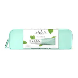 پک خمیر دندان اولالا OHLALA مدل نعنایی + مسواک و بگ سیلیکونی
