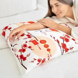 روبالشی ابریشم مالبری - Japanese Blossom