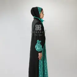 پیراهن طرح شهرزاد آبی