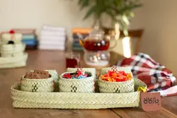 سینی بیضی سه کنجام(اردور خوری) | فروشگاه اینترنتی جاز کالا