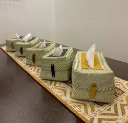 جعبه دستمال کاغذی رنگی