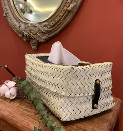 جعبه دستمال کاغذی رنگی