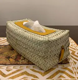 جعبه دستمال کاغذی رنگی