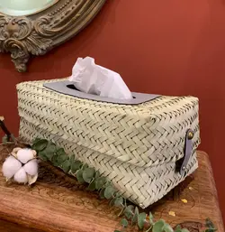 جعبه دستمال کاغذی رنگی