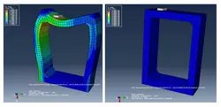 ارزیابی کالورت باکسی در برابر بار کامیون استاندارد در ABAQUS