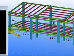 مدلسازی سازه صنعتی با سقف و تیرهای شیبدار در تکلا استراکچرز