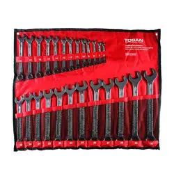 خرید ست آچار یکسر تخت ترکیبی 25عددی هندی توسن - بدوتولز