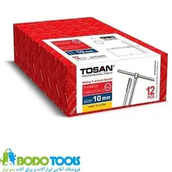 آچار بکس کشویی 1/4 اینچ دستهT توسن سایز 10