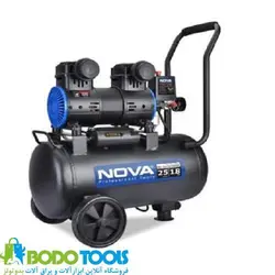 کمپرسور باد سایلنت 25 لیتری نووا مدل NTA-9125