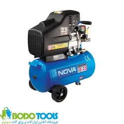کمپرسور باد 25 لیتری نووا مدل NTA9025