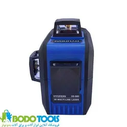 تراز لیزری سه بعدی 360 درجه هیوندای (لیزر سبز) با کیف BMC مدل 3D600-G