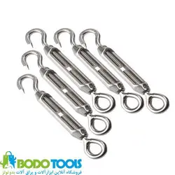 مهارکش فولادی یکسر حلقه یکسر قلاب سایز 18
