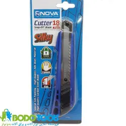 کاتر 18 میلی‌متری سیلکی نووا مدل NTC-1303