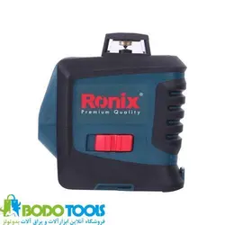 تراز لیزری دو خط 360درجه با قابلیت عملکرد شاقول رونیکس (با کیف) مدل RH-9504