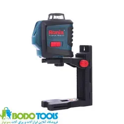 تراز لیزری دو خط 360درجه با قابلیت عملکرد شاقول رونیکس (با کیف) مدل RH-9504
