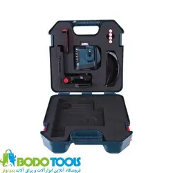 تراز لیزری دو خط 360درجه با قابلیت عملکرد شاقول رونیکس (با کیف) مدل RH-9504