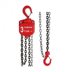 جرثقیل دستی-زنجیری 3 تن زنجیر 3متری توسن مدل 2030CB