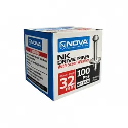 میخ و چاشنی بتن 32 میلیمتر نووا (100عددی) مدل NTD9532