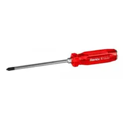 پیچ گوشتی دسته کریستال ضربه خور 150×5چهارسو رونیکس مدلRH-2955