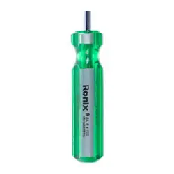 پیچ گوشتی دسته کریستال 100×6دوسو رونیکس مدلRH-2761